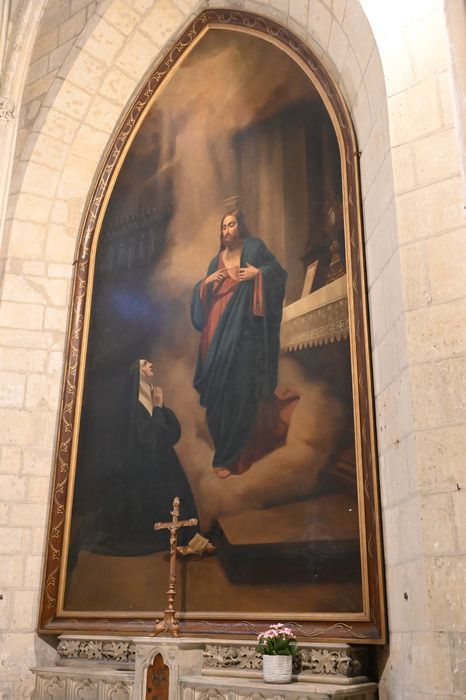 tableau : Apparition du Sacré-Coeur à la Bienheureuse Marguerite-Marie