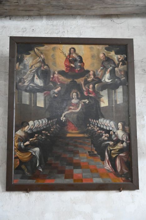 tableau : Religieuses en ouvroir