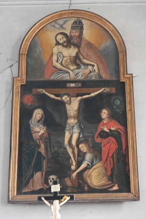 tableau : Crucifixion et Déploration du Père