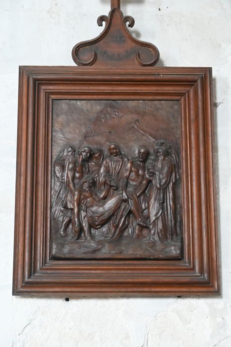 bas-relief (chemin de croix), détail d’une station