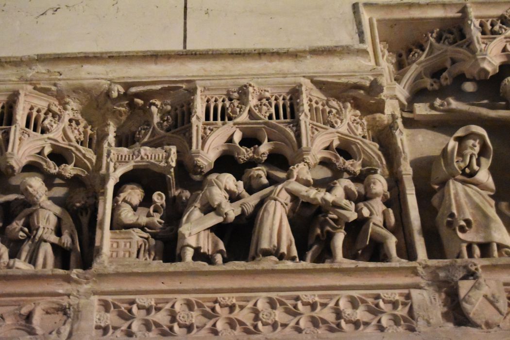 retable : Scènes de la Passion, détail