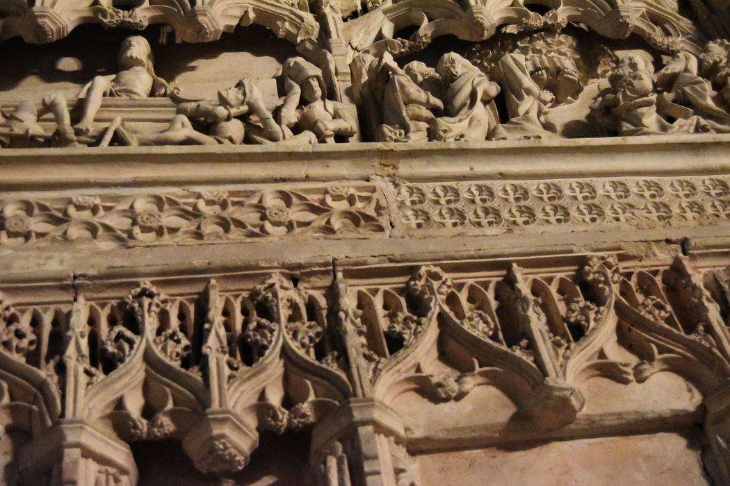 retable : Scènes de la Passion, détail