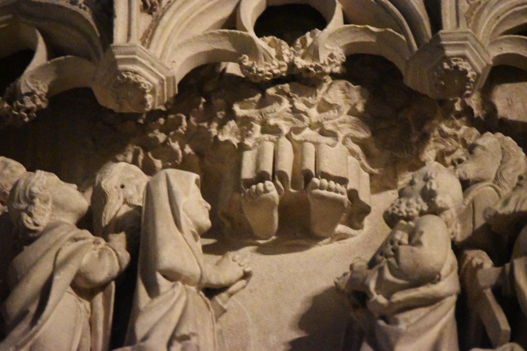 retable : Scènes de la Passion, détail