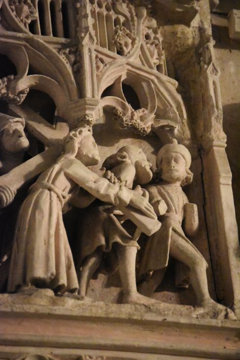 retable : Scènes de la Passion, détail