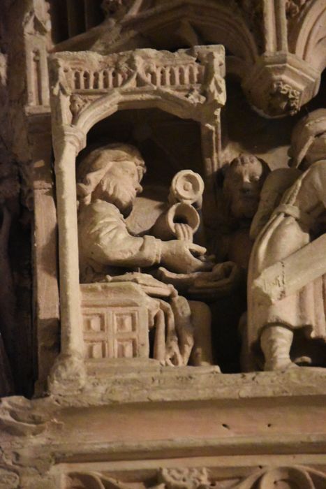 retable : Scènes de la Passion, détail