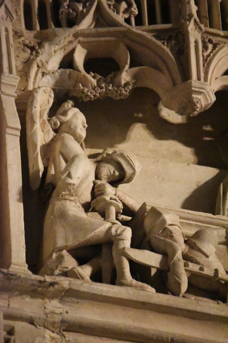 retable : Scènes de la Passion, détail