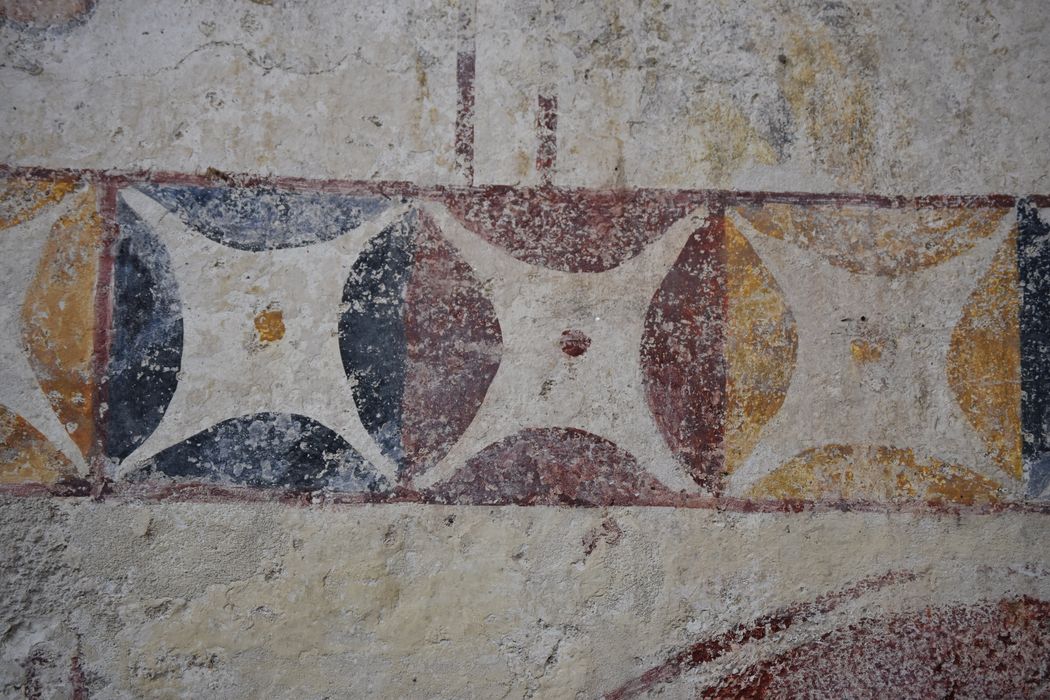 peintures monumentales, détail décoratif