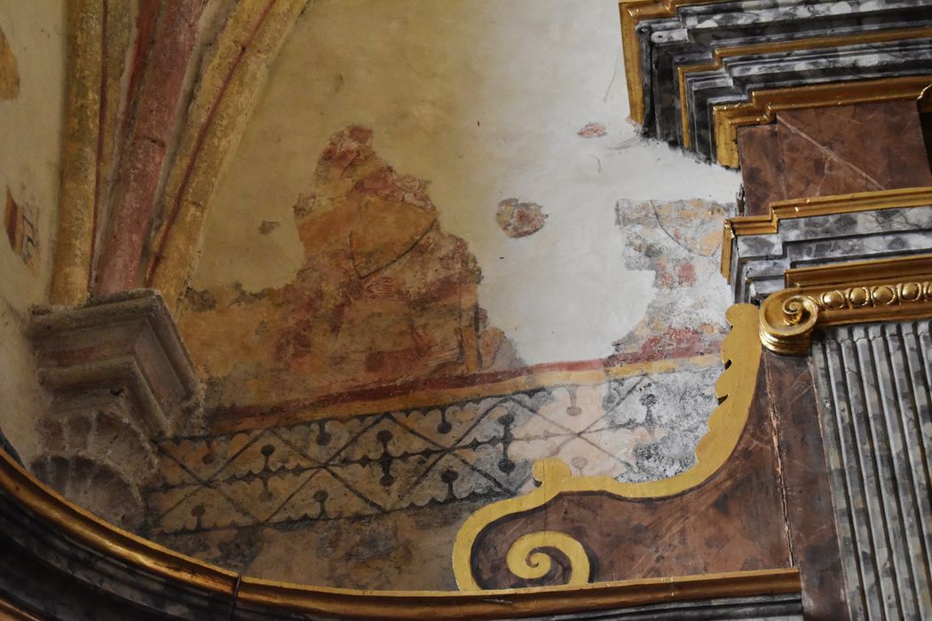 peinture monumentale du choeur (mur est), détail