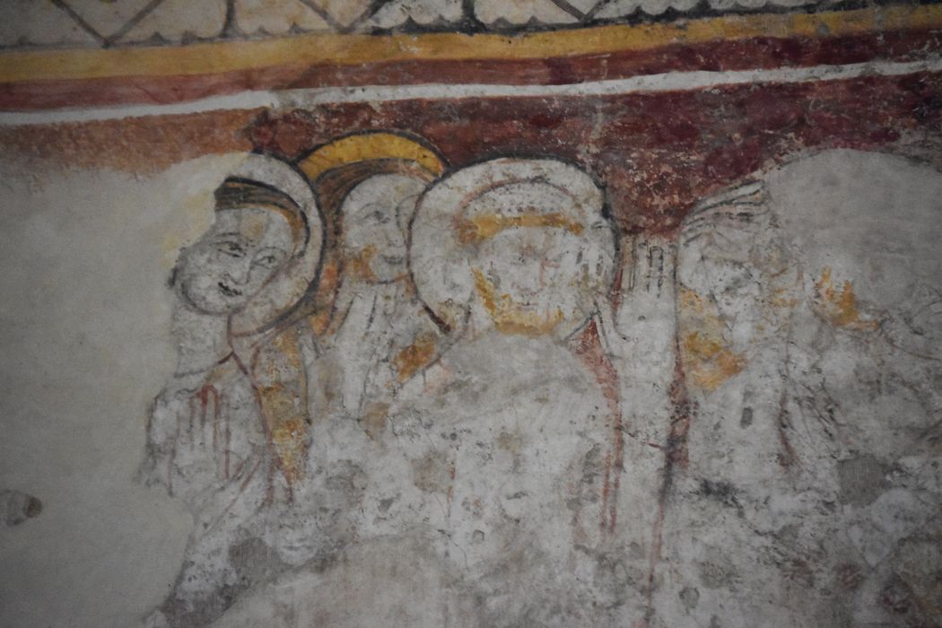 peinture monumentale du choeur (mur nord), détail