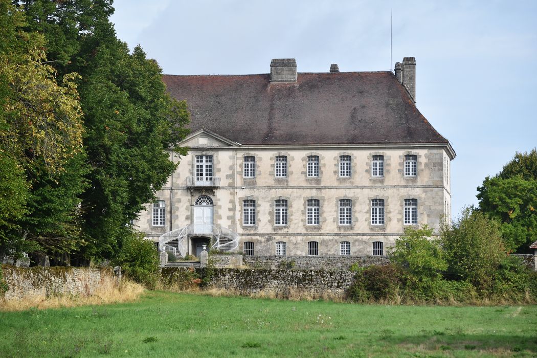 façade sud, vue partielle