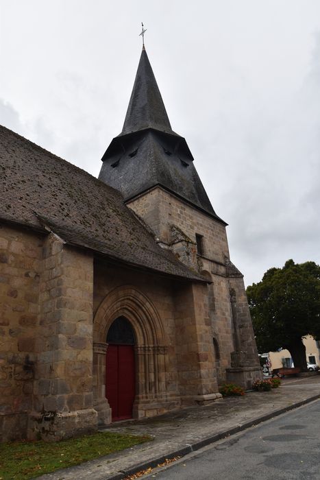façade latérale nord, vue partielle