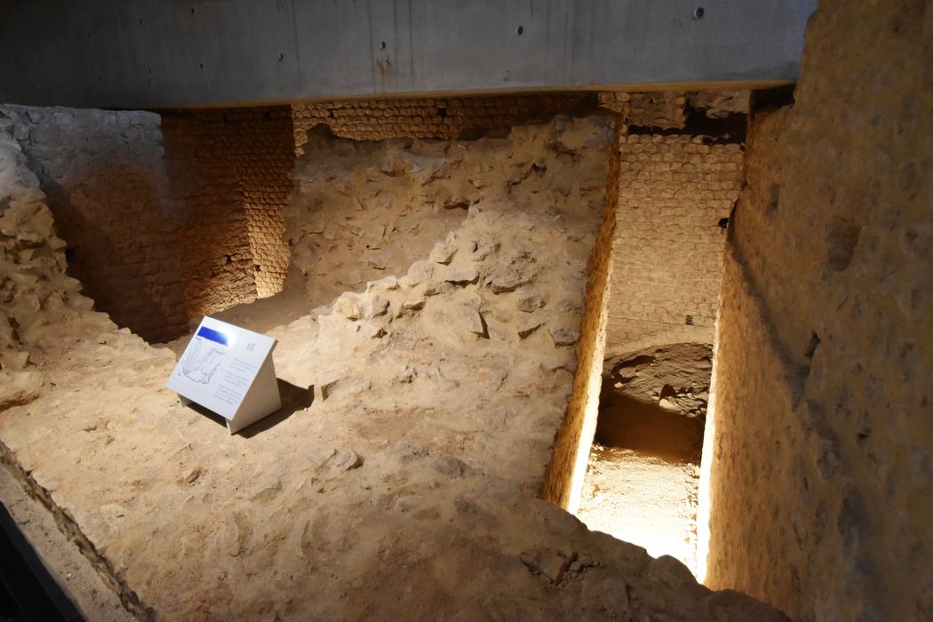 vue  partielle des vestiges