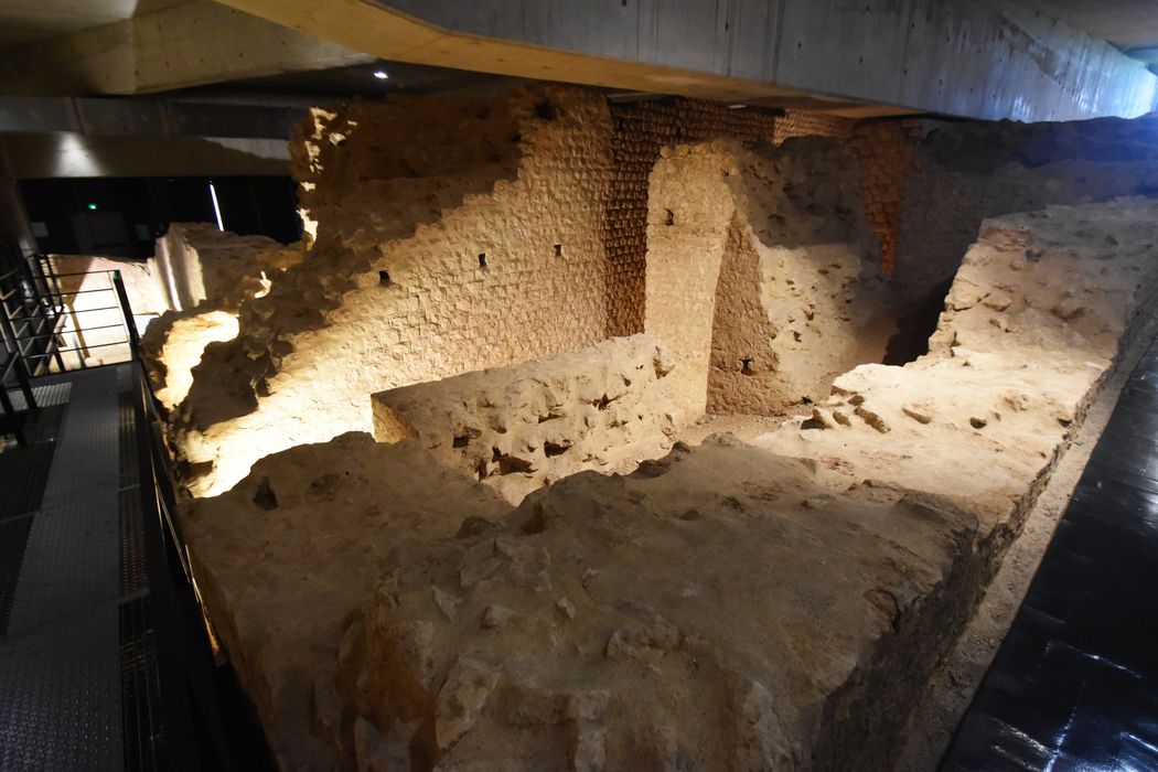 vue  partielle des vestiges