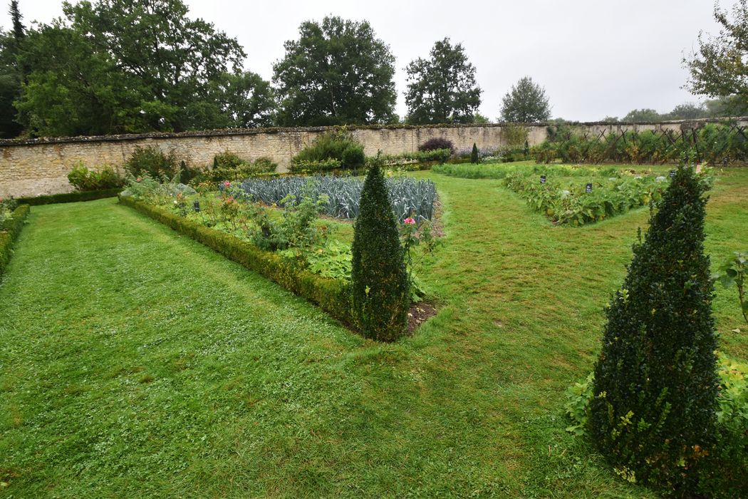 potager, vue partielle