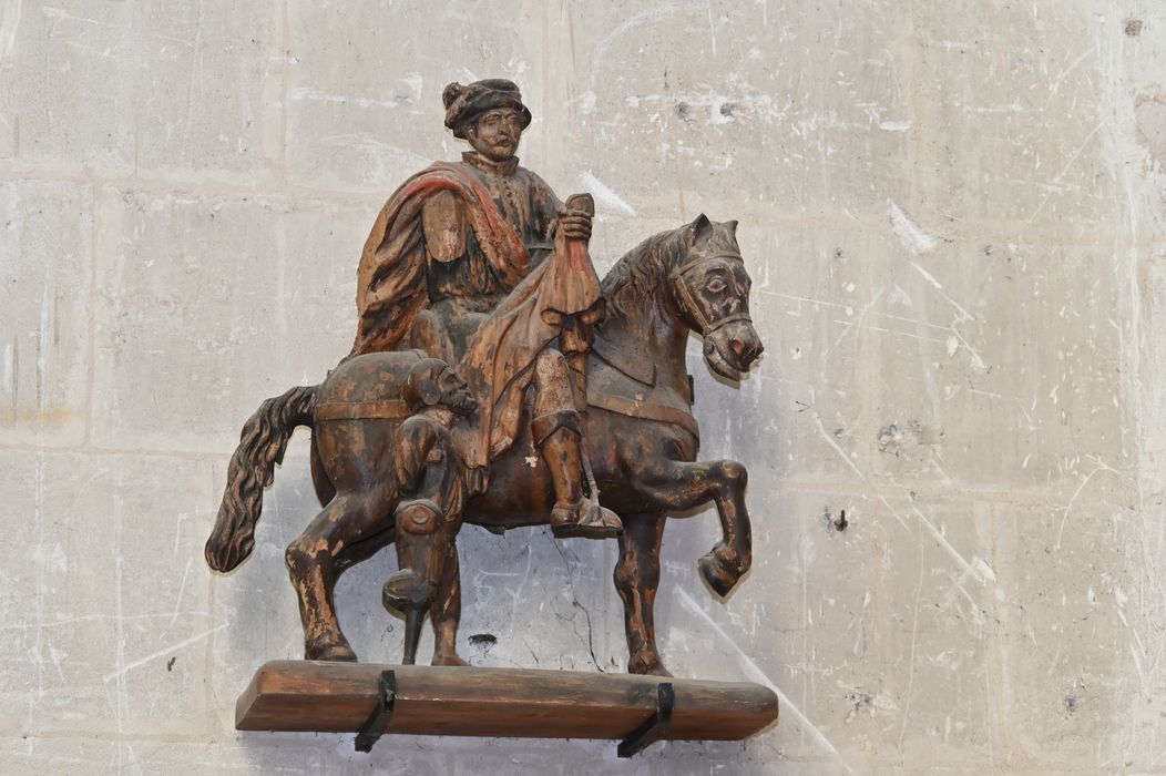 groupe sculpté : Charité de saint Martin