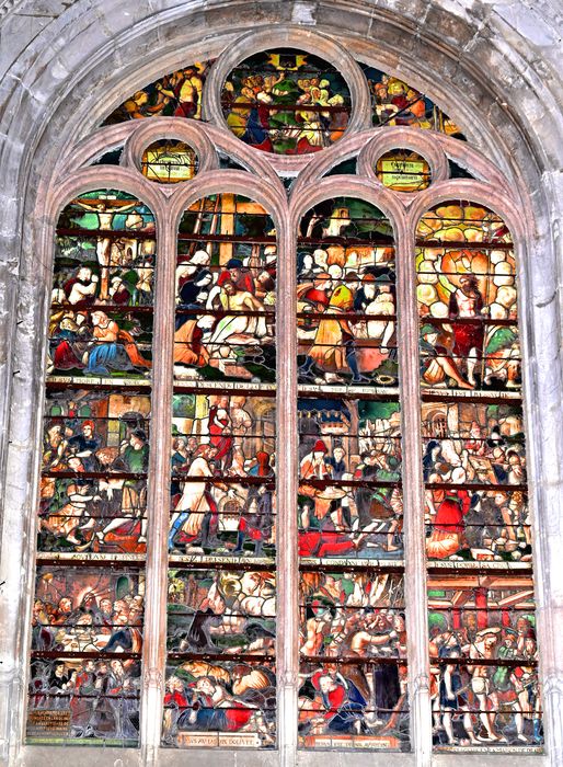 verrière figurée : la Passion (baie 9)