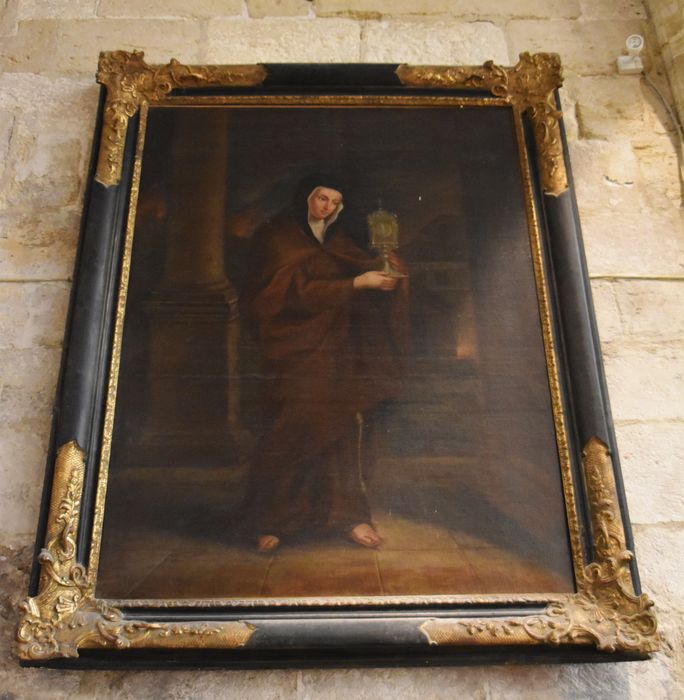 tableau : Sainte Claire portant l’ostensoir