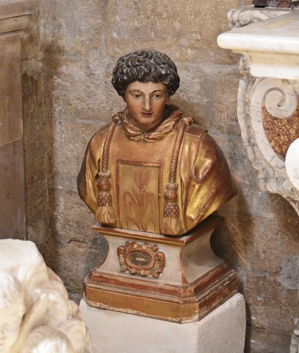 buste-reliquaire d’un saint homme