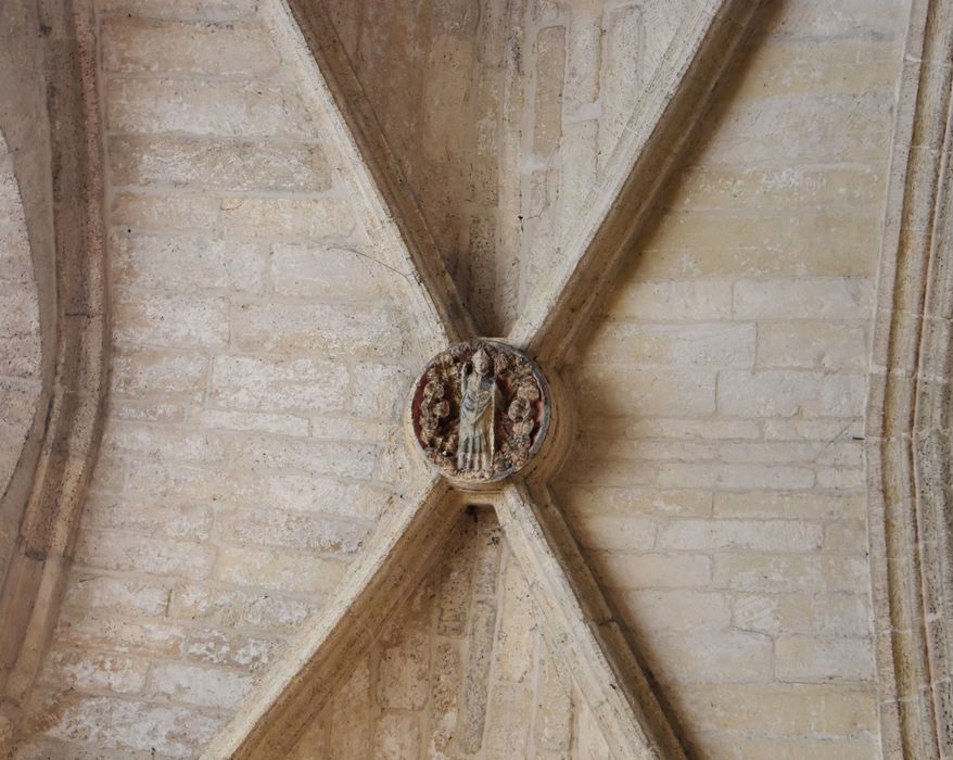 chapelle Saint-Marc, détail de la clef de voûte