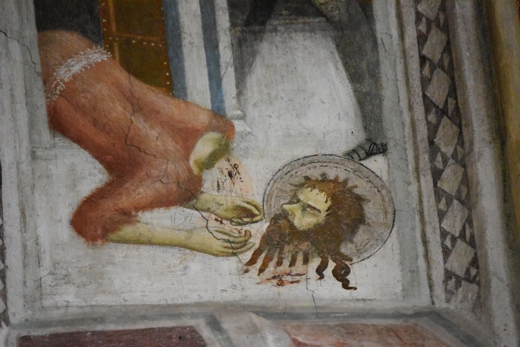 chapelle des fresques, peintures monumentales, détail