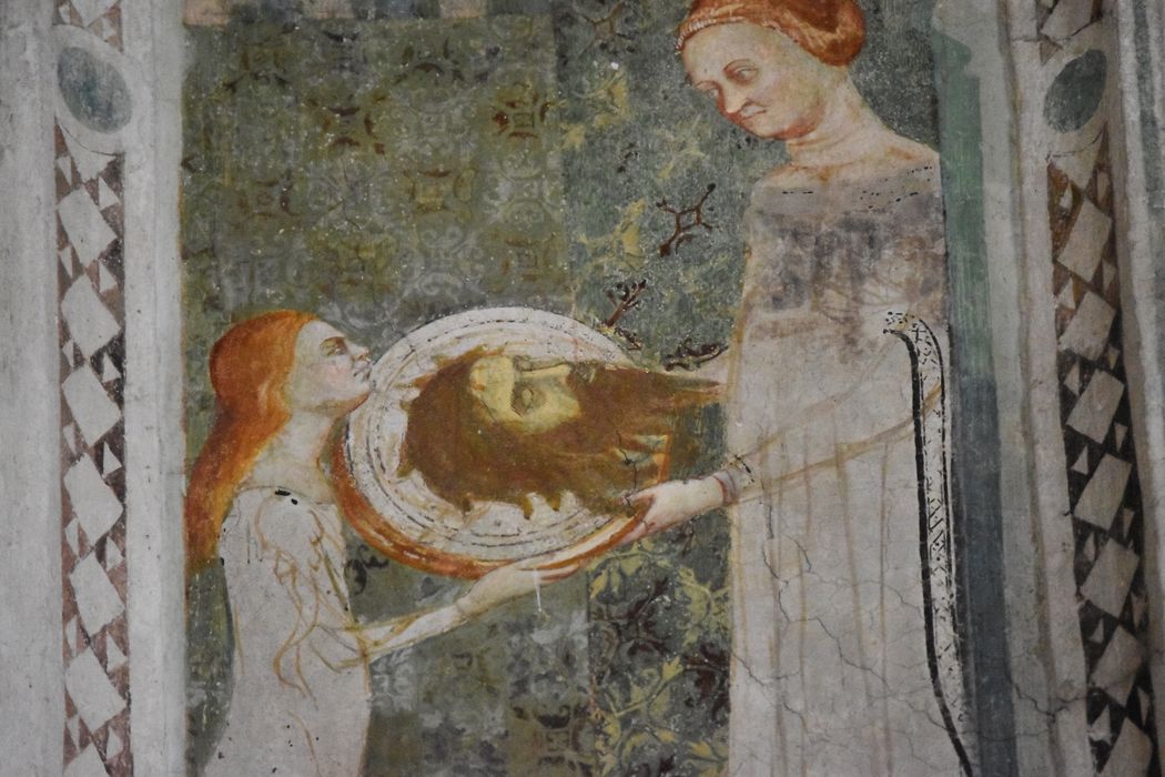 chapelle des fresques, peintures monumentales, détail