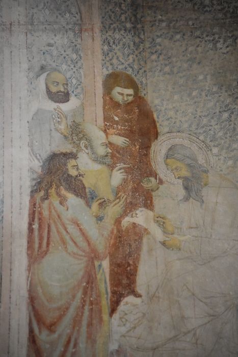 chapelle des fresques, peintures monumentales, détail