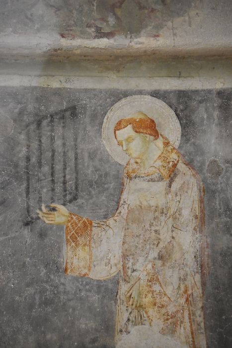 chapelle des fresques, peintures monumentales, détail