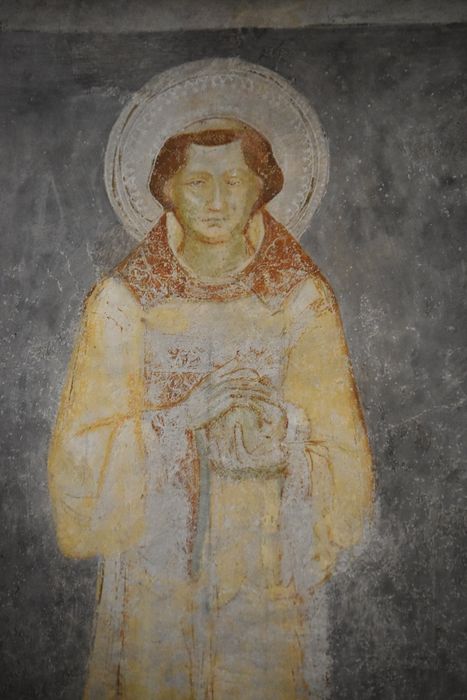 chapelle des fresques, peintures monumentales, détail