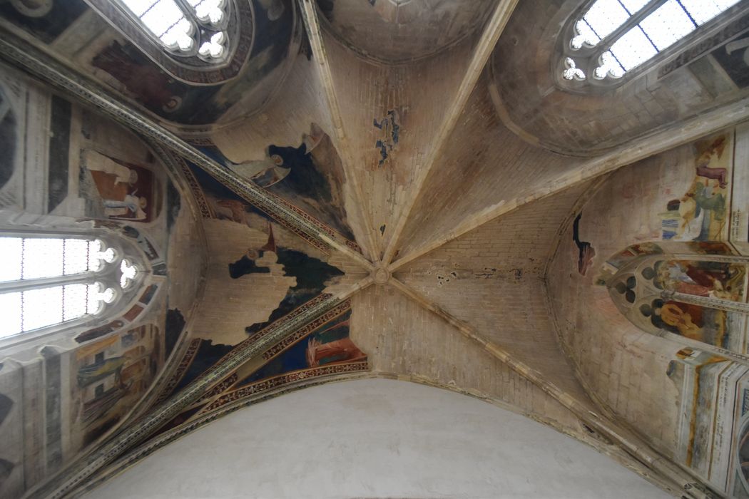 chapelle des fresques, voûte