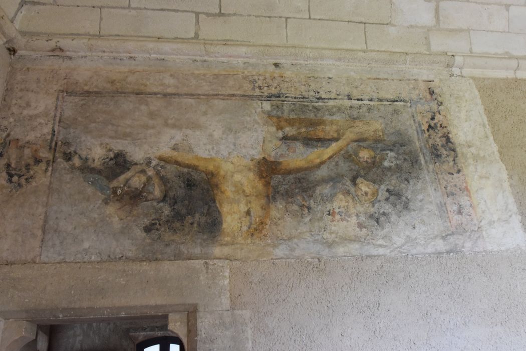 chapelle des morts, peinture monumentale, détail
