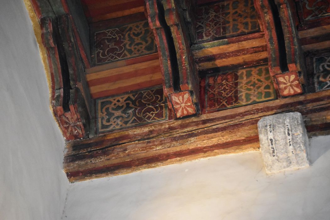 aile nord, galerie de la reine, plafond peint, détail