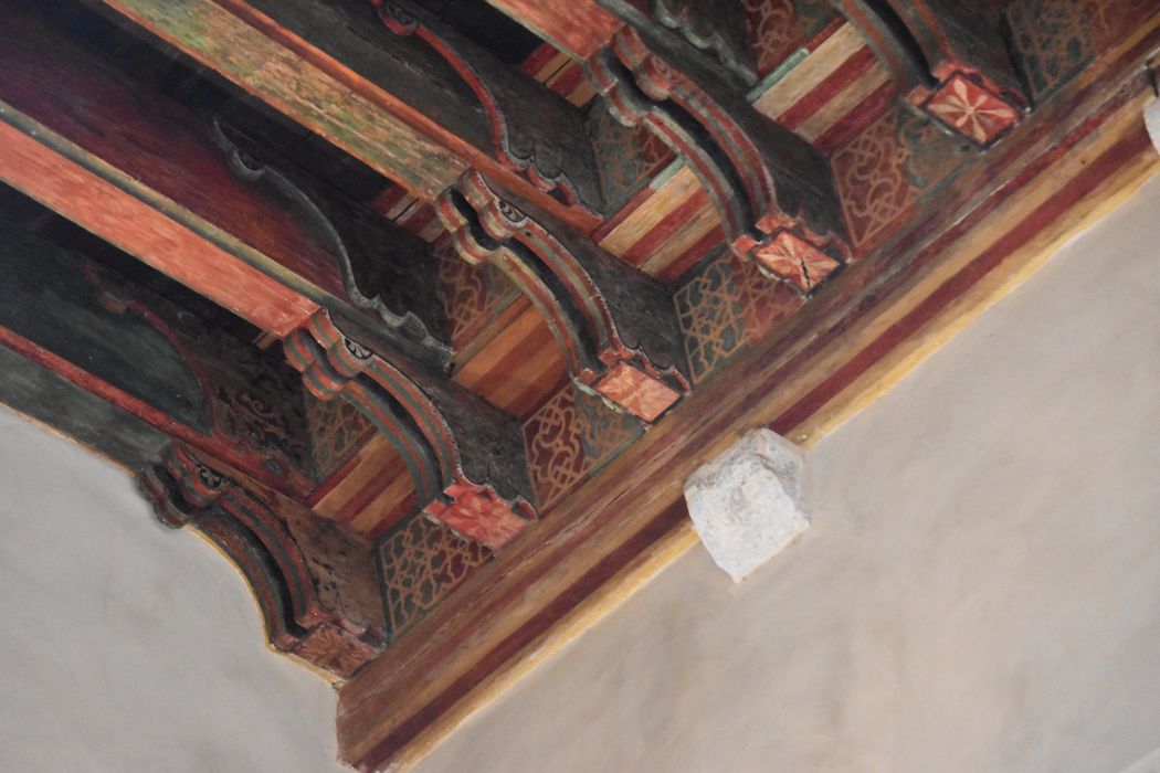 aile nord, galerie de la reine, plafond peint, détail