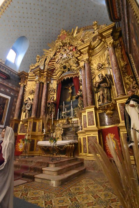 autel, retable de la Sanch
