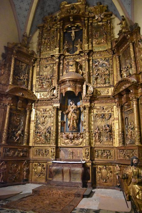 autel, retable de la chapelle du Rosaire