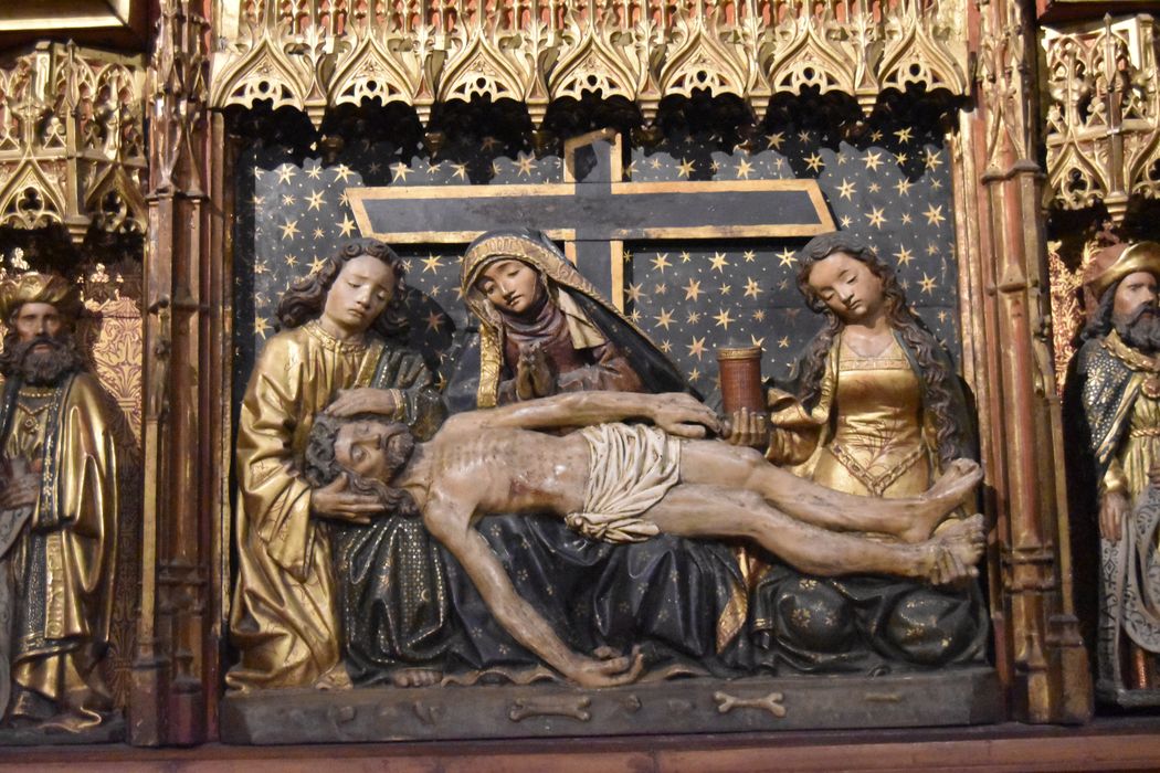 retable de la chapelle de l'Espérance, détail