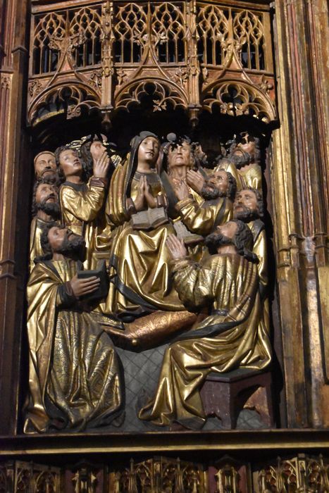retable de la chapelle de l'Espérance, détail