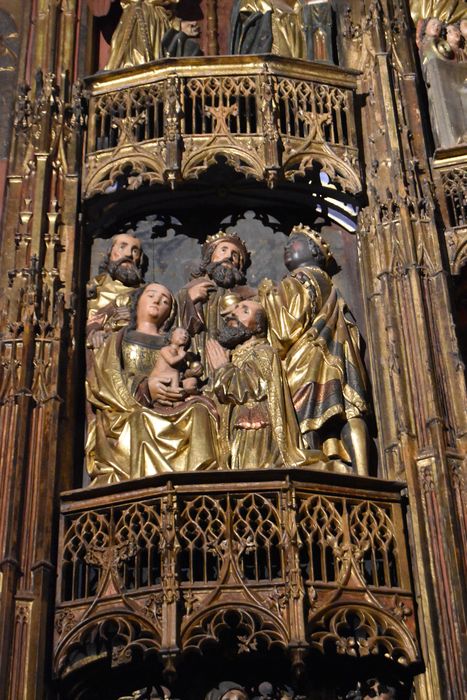 retable de la chapelle de l'Espérance, détail