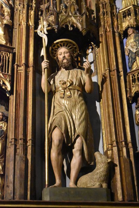 retable de la chapelle de l'Espérance, statue : Saint Jean-Baptiste