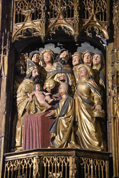 retable de la chapelle de l'Espérance, détail