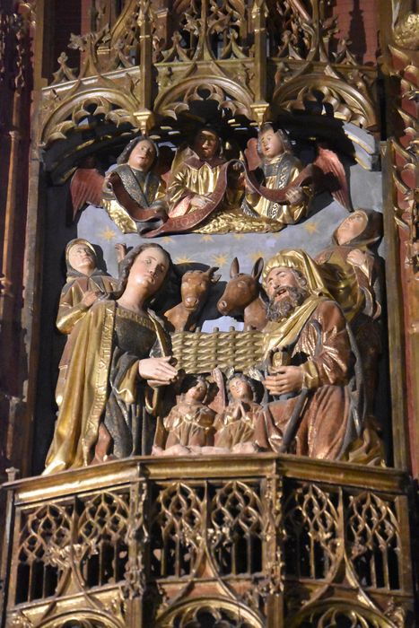 retable de la chapelle de l'Espérance, détail