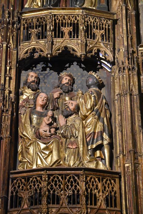 retable de la chapelle de l'Espérance, détail
