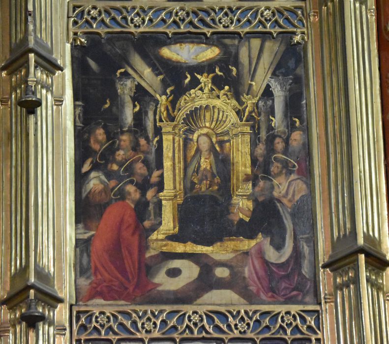 retable de la Vierge de Magrana, détail