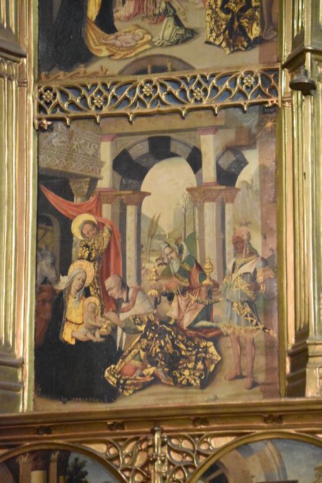 retable de la Vierge de Magrana, détail