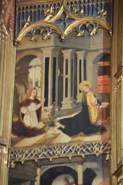 retable de la Vierge de Magrana, détail