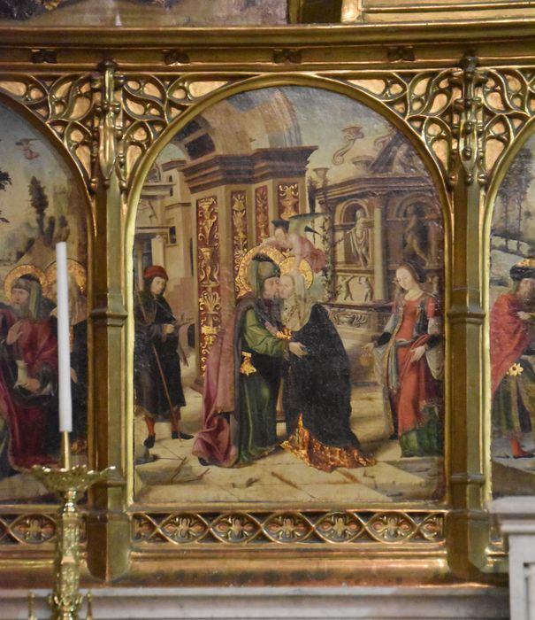 retable de la Vierge de Magrana, détail