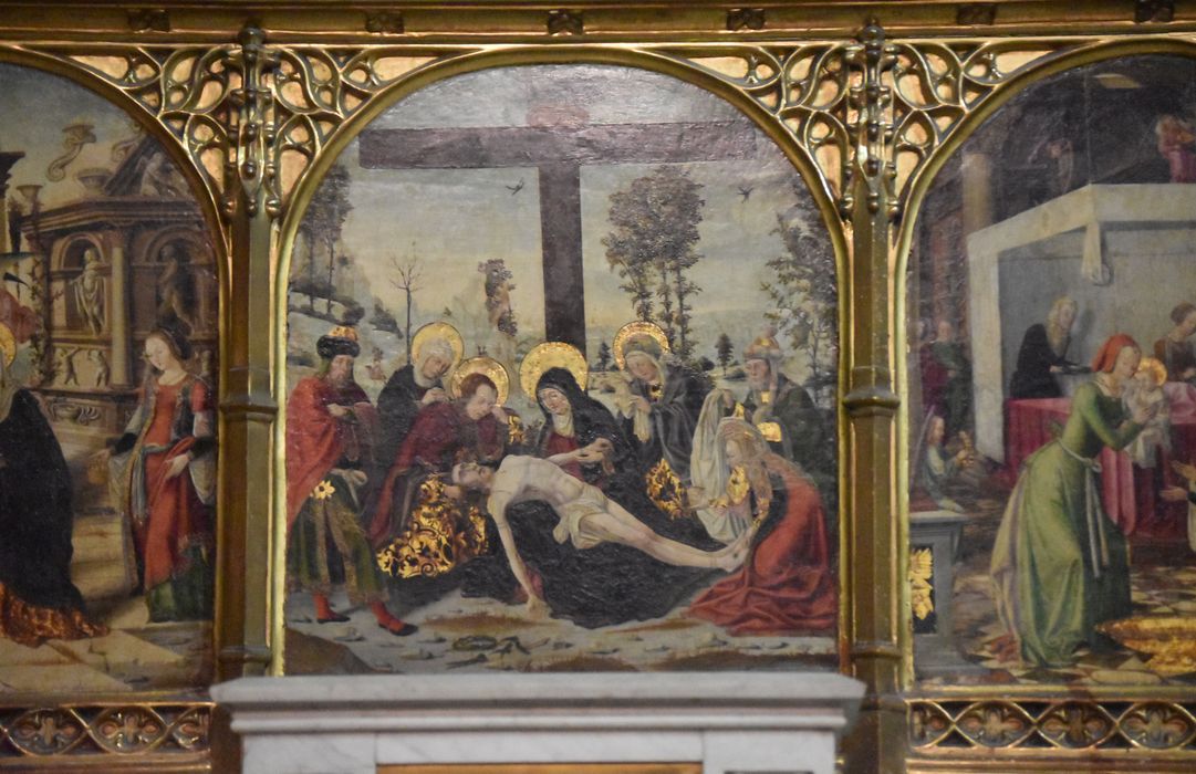 retable de la Vierge de Magrana, détail