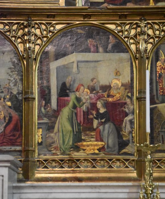 retable de la Vierge de Magrana, détail