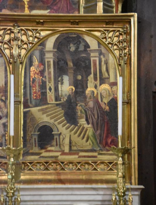 retable de la Vierge de Magrana, détail