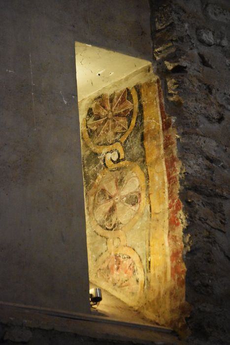 église abbatiale, peinture monumentale (fragment)
