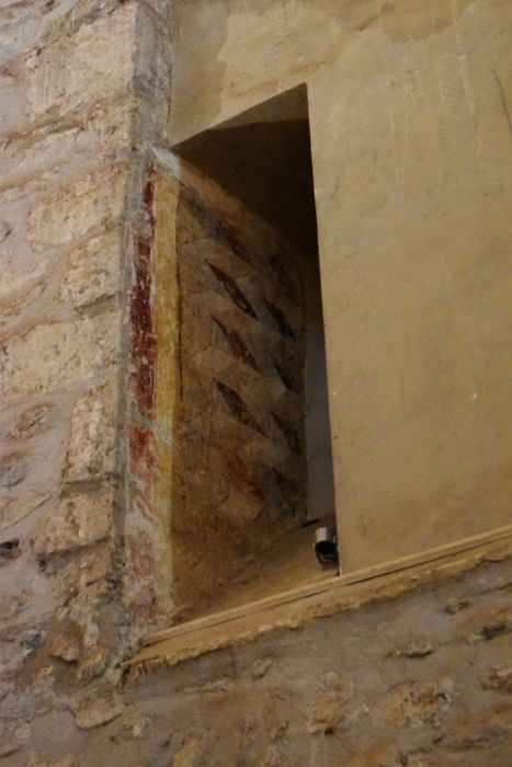 église abbatiale, peinture monumentale (fragment)